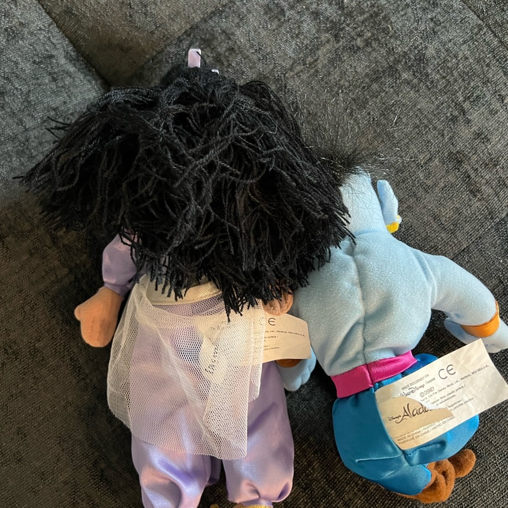 Disney Store Princess Jasmine and Genie Plush Stuffed Animals - Picture 3 of 5